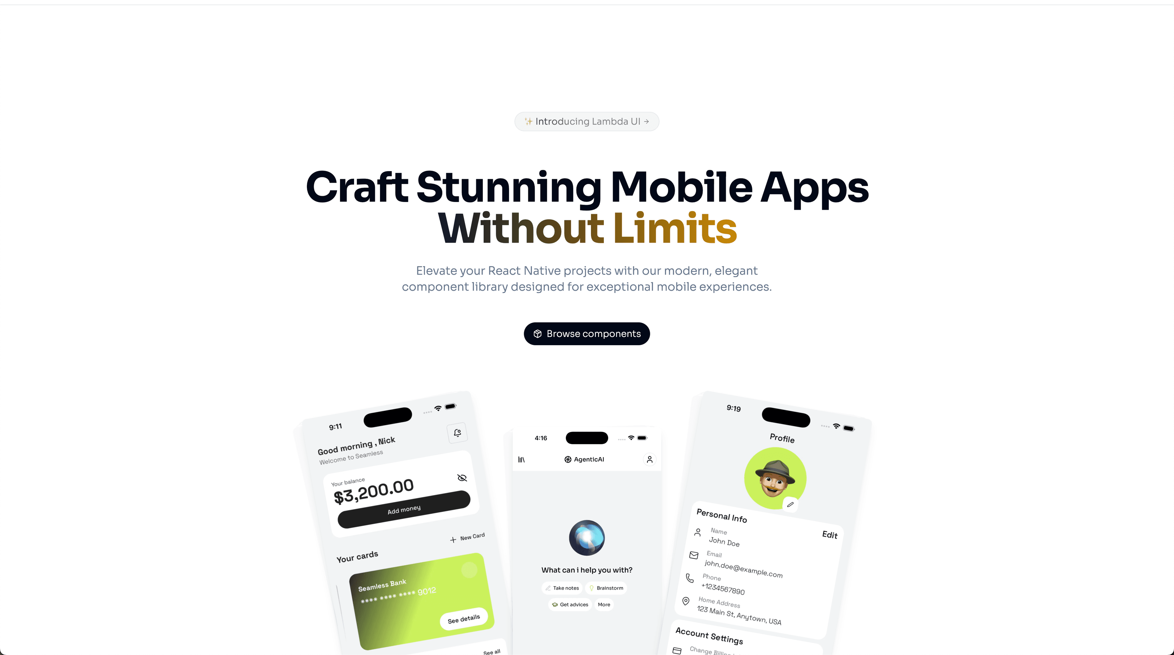 Lambda UI Thumbnail